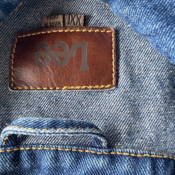 Vintage Men’s Lee Denim Jacket XXL - Picture 3 of 4